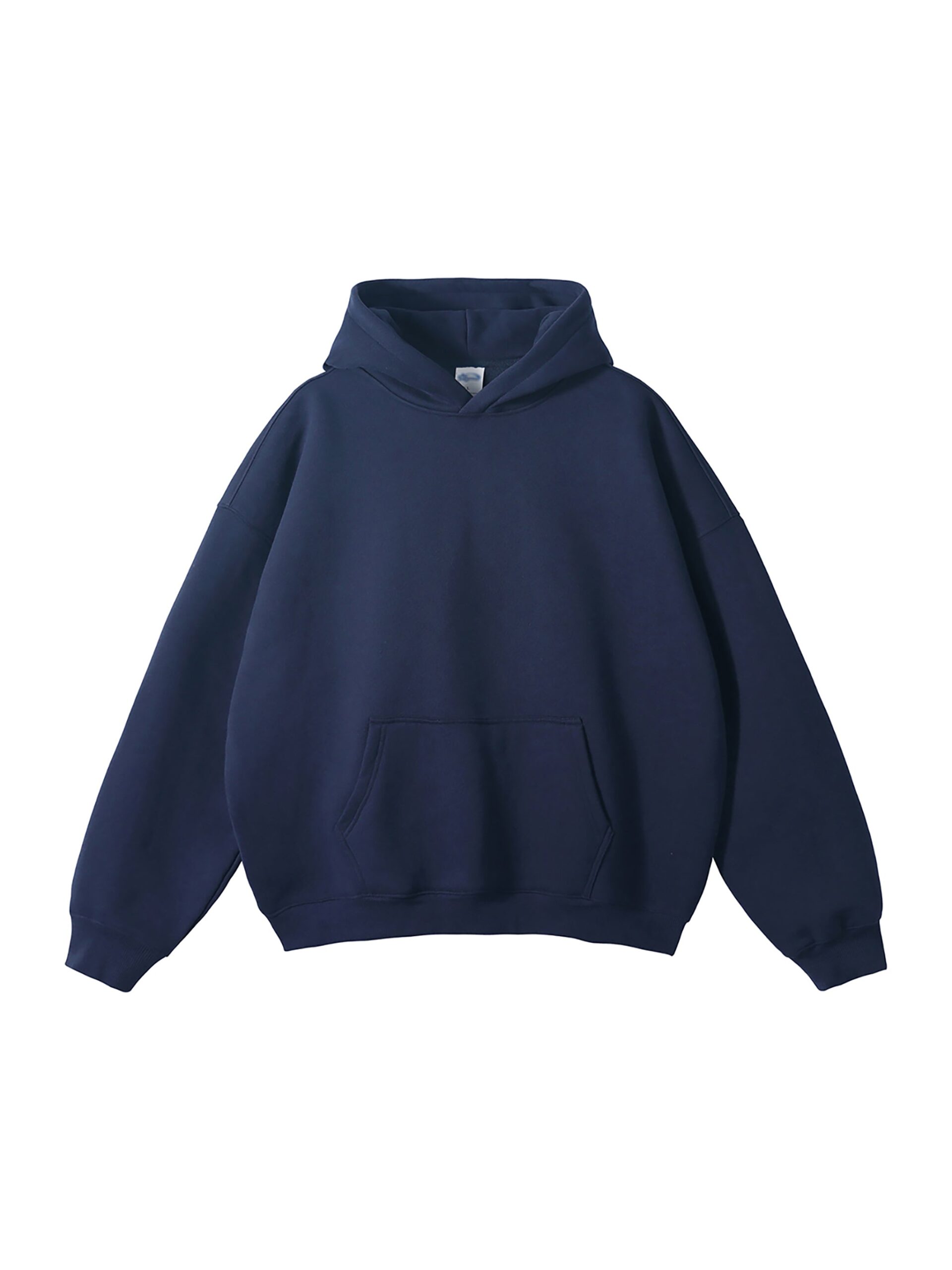Streetwear Unisex Oversized Blue Fleece Hoodie Streetwear Unisex Oversized Blue Fleece Hoodie