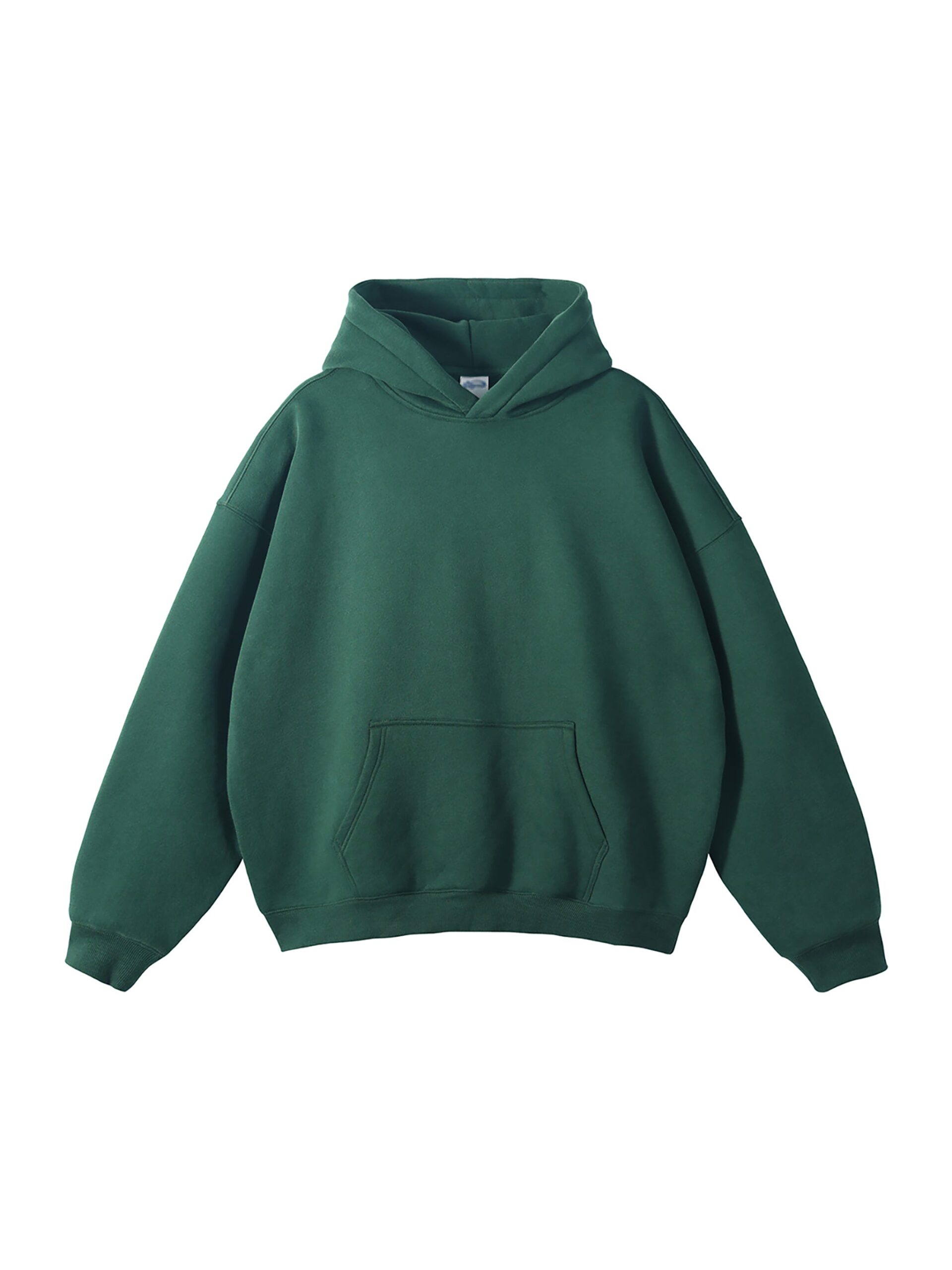 Streetwear Unisex Oversized Green Fleece Hoodie Streetwear Unisex Oversized Green Fleece Hoodie