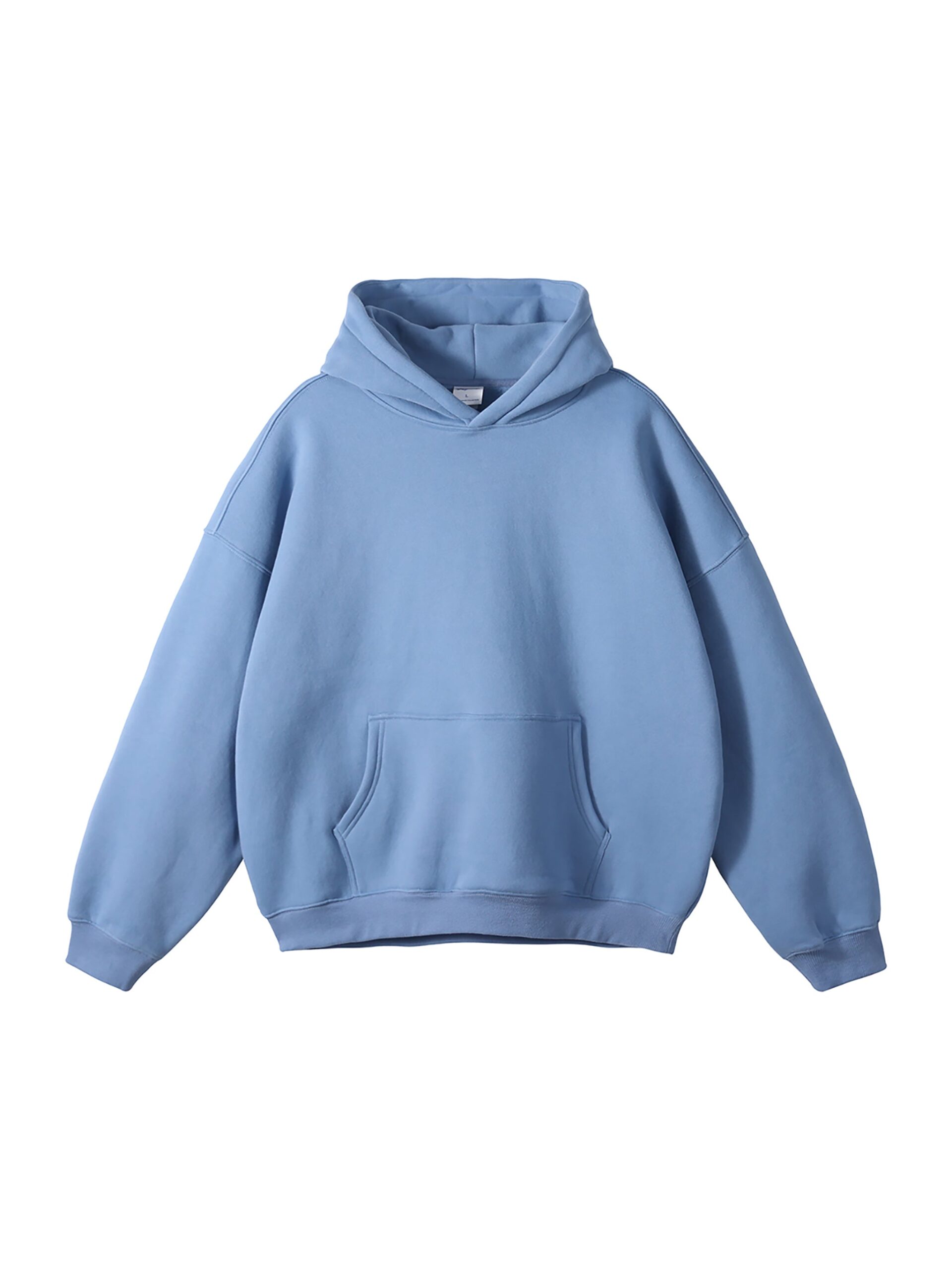 Streetwear Unisex Oversized Sky Blue Fleece Hoodie Streetwear Unisex Oversized Sky Blue Fleece Hoodie