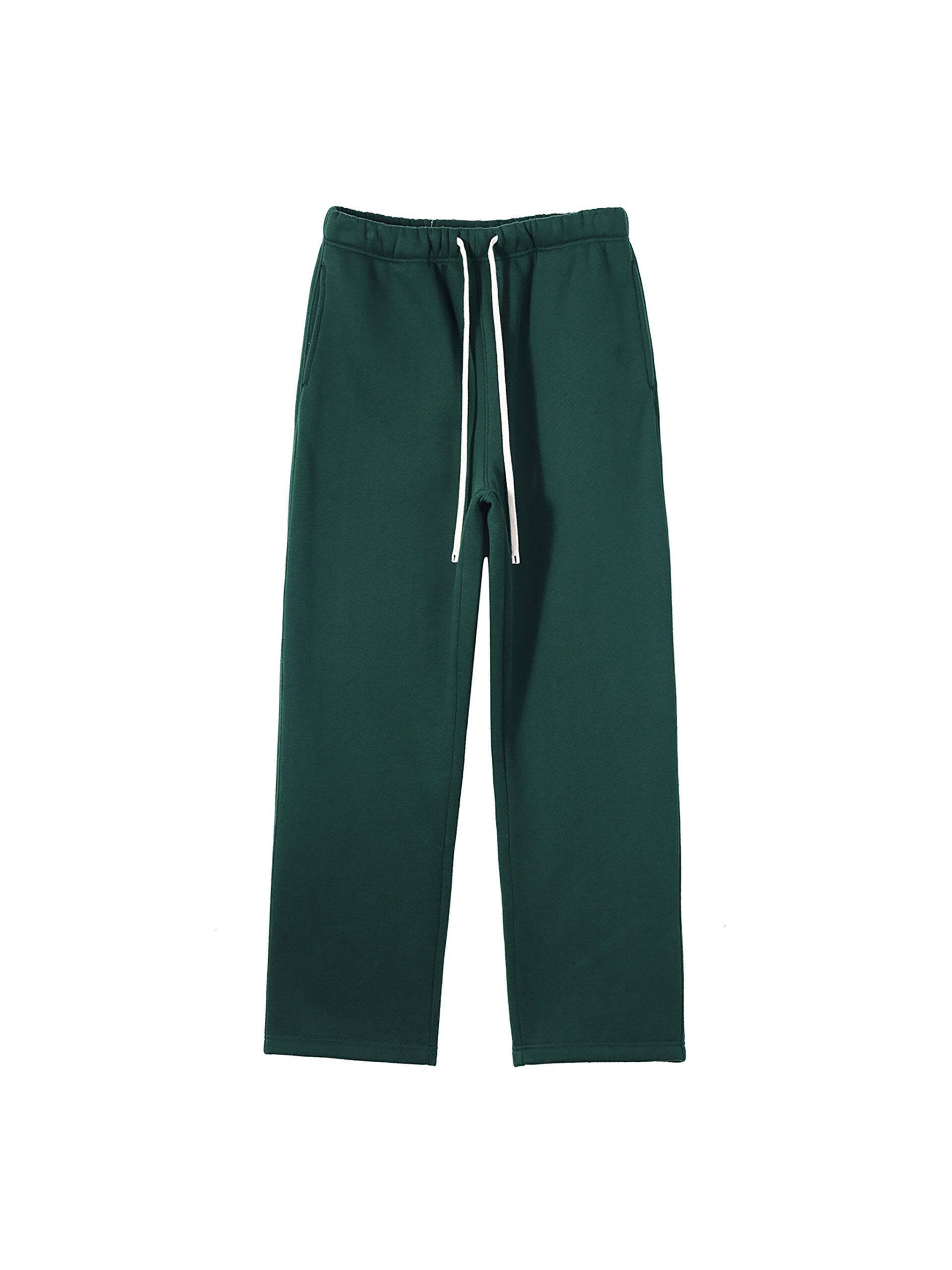 Unisex Green Straight Sweatpants Unisex Green Straight Sweatpants