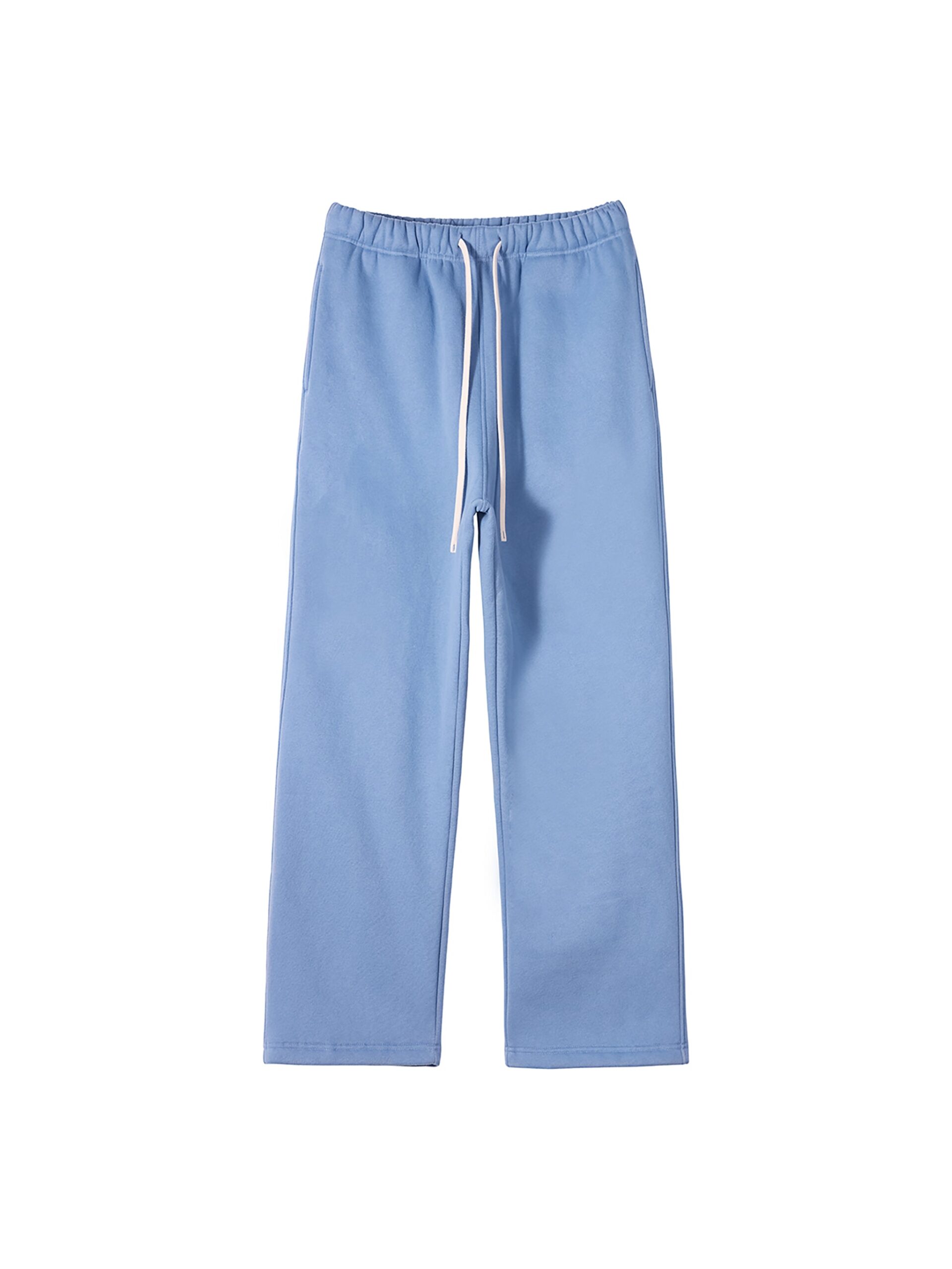Unisex Sky Blue Straight Sweatpants Unisex Sky Blue Straight Sweatpants